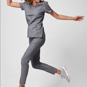 *PURPLE* Figs Kanye Moto Scrub Pants and Casma Scrub Top